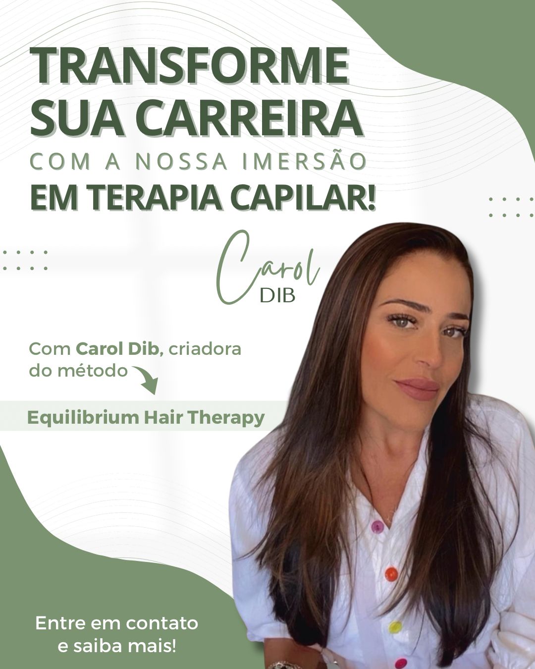 Carol Dib, criadora do Método Equilibrium Hair Therapy